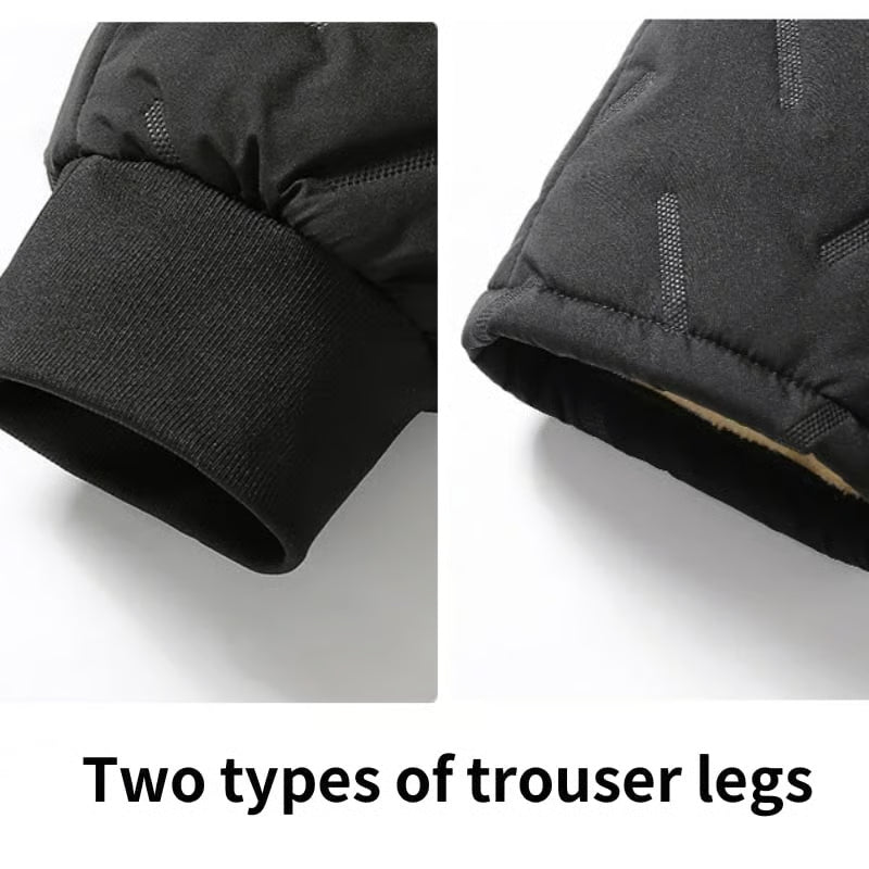 🔥Large-sized winter waterproof woolen trousers