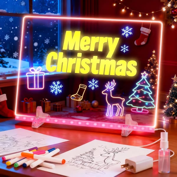 🔥🎨Hot Sale 50% OFF - ✨ Dive Into a World of Color! This 7-Color LED Board Unleashes Creativity