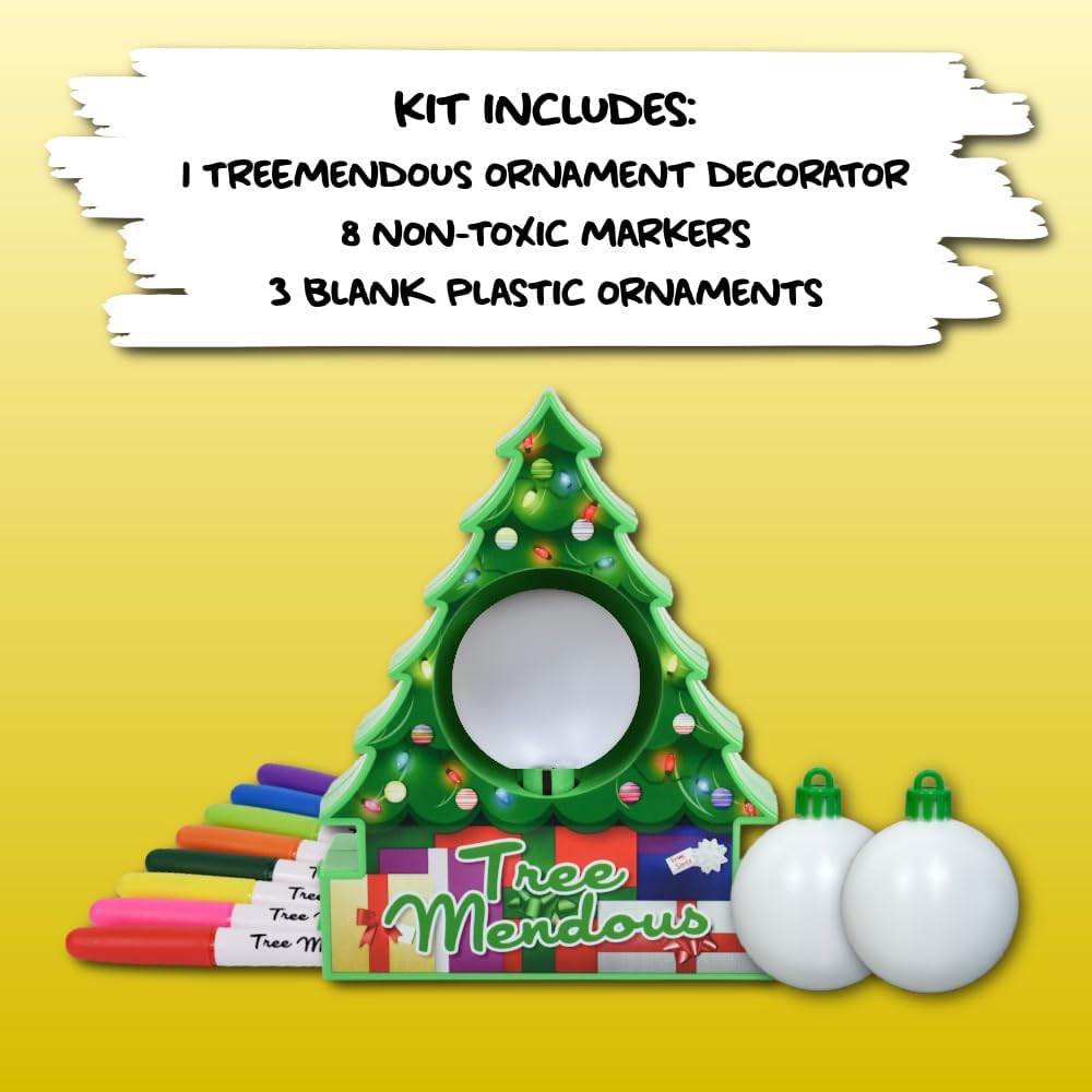 🔥LAST DAY 50% OFF - 🎄Treemendous Christmas Ornament Decorating Kit✨(Includes 6 balls)