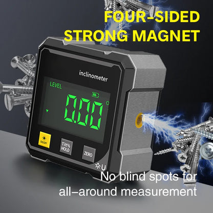 📏4-Side Magnetic Digital Angle Gauge with Laser🔥