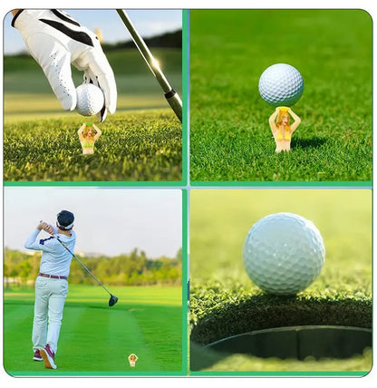 ⛳Last Day 50% OFF-6PCS Funny Golf Tees, Mixed color