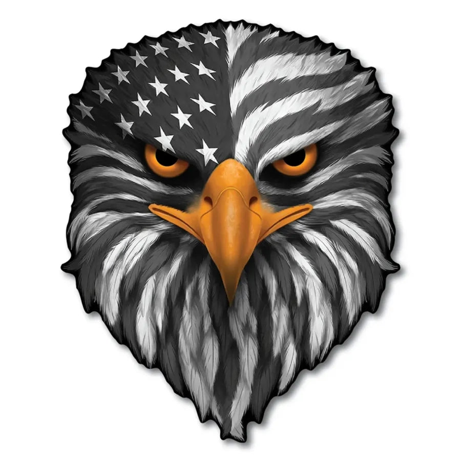 🔥Last Day 50% OFF-🦅Reflective Eagle Eyes USA Flag Decal – Waterproof Patriotic Vinyl Sticker for Trucks, Cars & Gear