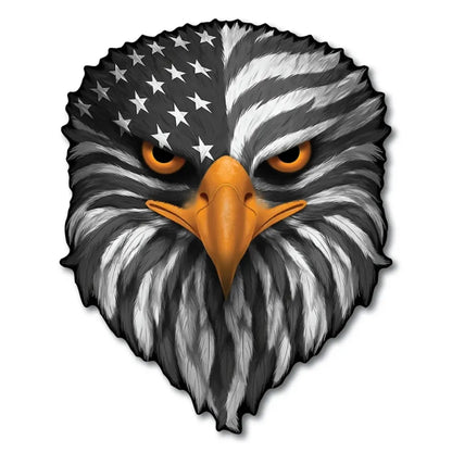 🔥Last Day 50% OFF-🦅Reflective Eagle Eyes USA Flag Decal – Waterproof Patriotic Vinyl Sticker for Trucks, Cars & Gear