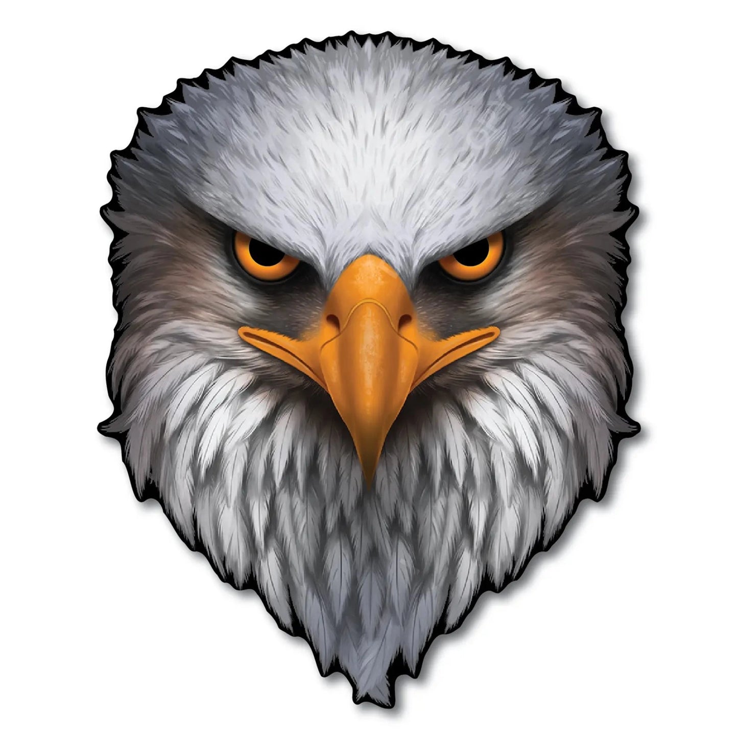🔥Last Day 50% OFF-🦅Reflective Eagle Eyes USA Flag Decal – Waterproof Patriotic Vinyl Sticker for Trucks, Cars & Gear