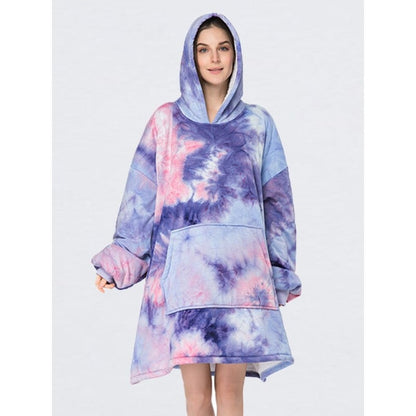 Casual Tie-Dye Oversized Hoodies Sweatshirt