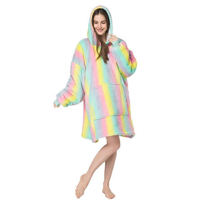 Casual Tie-Dye Oversized Hoodies Sweatshirt