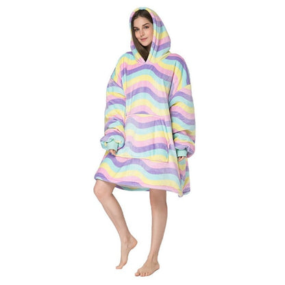 Casual Tie-Dye Oversized Hoodies Sweatshirt